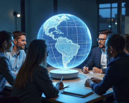 Global expansion illustration