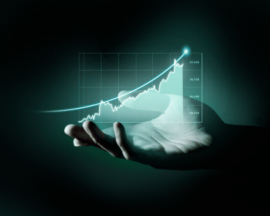 Revenue growing chart