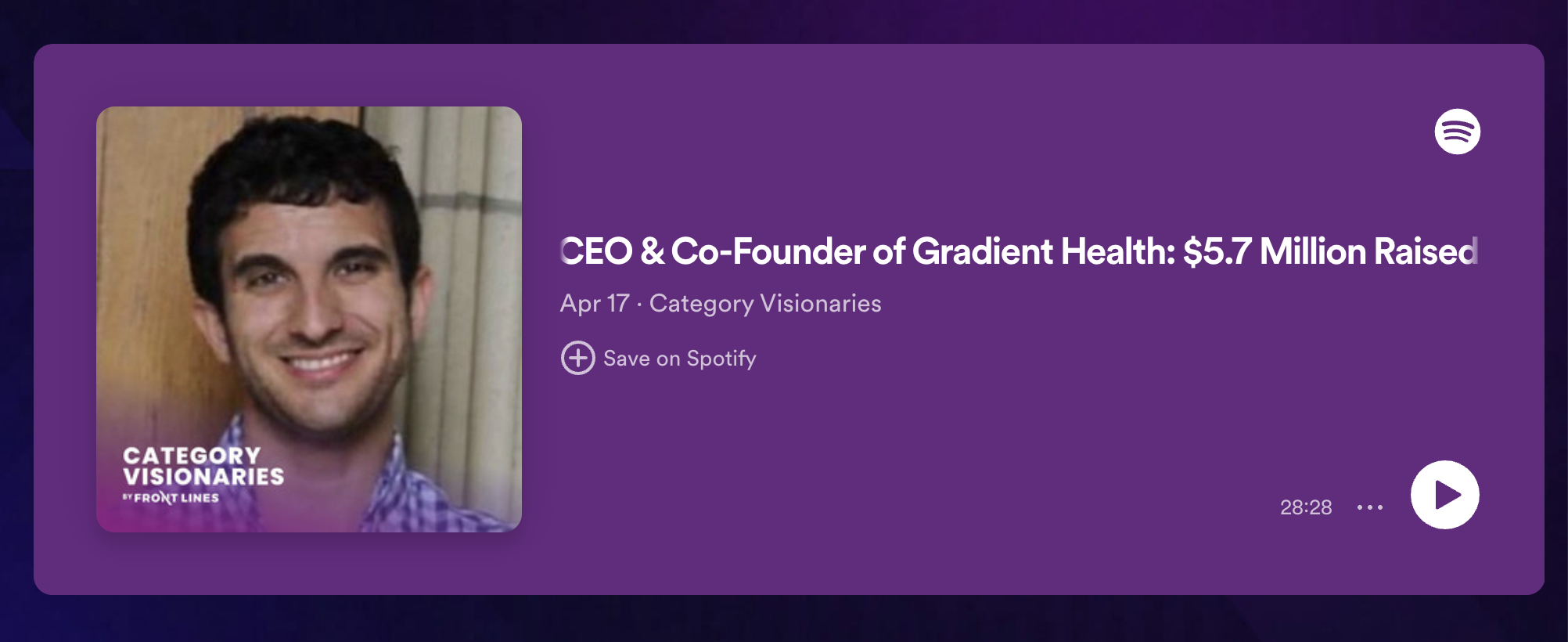 Gradient Health CEO Featured on Frontlines Visionaries Podcast: Insights from a Healthcare Innovation Leader